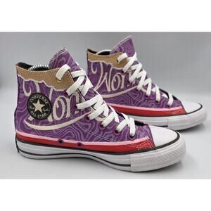 Converse Willy Wonka x Chuck Taylor All Star High Swirl Mens Sz 4 Womens Sz 6